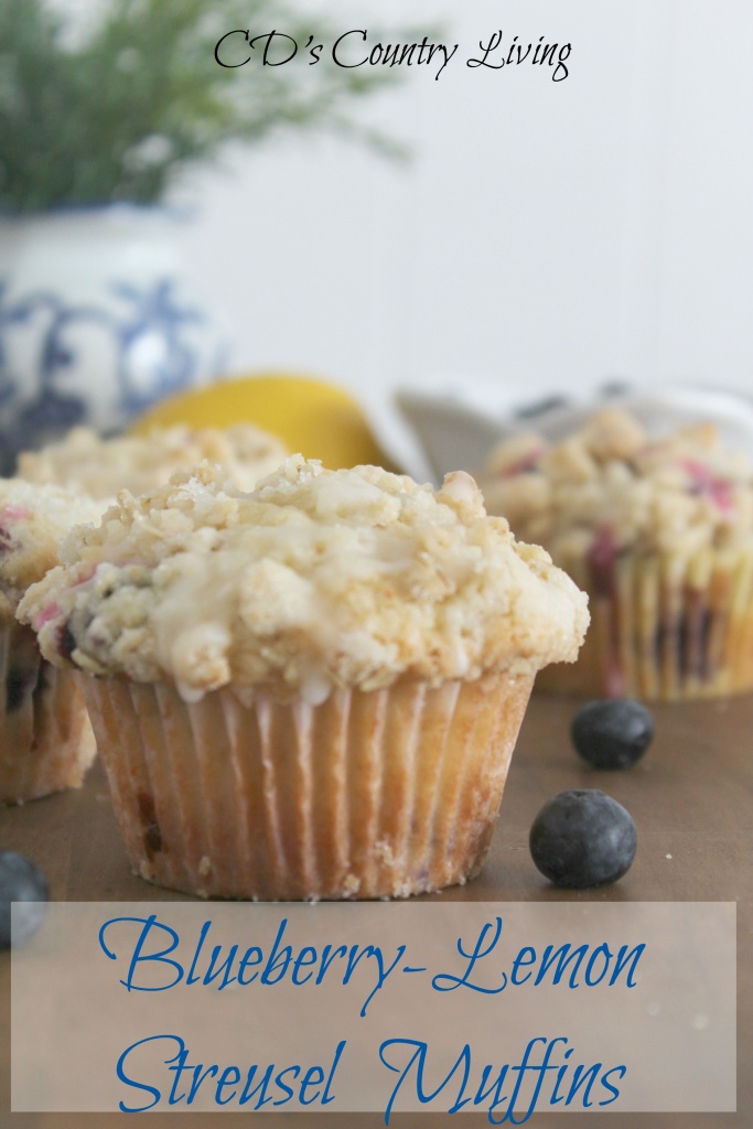 Blueberry-Lemon Streusel Muffins