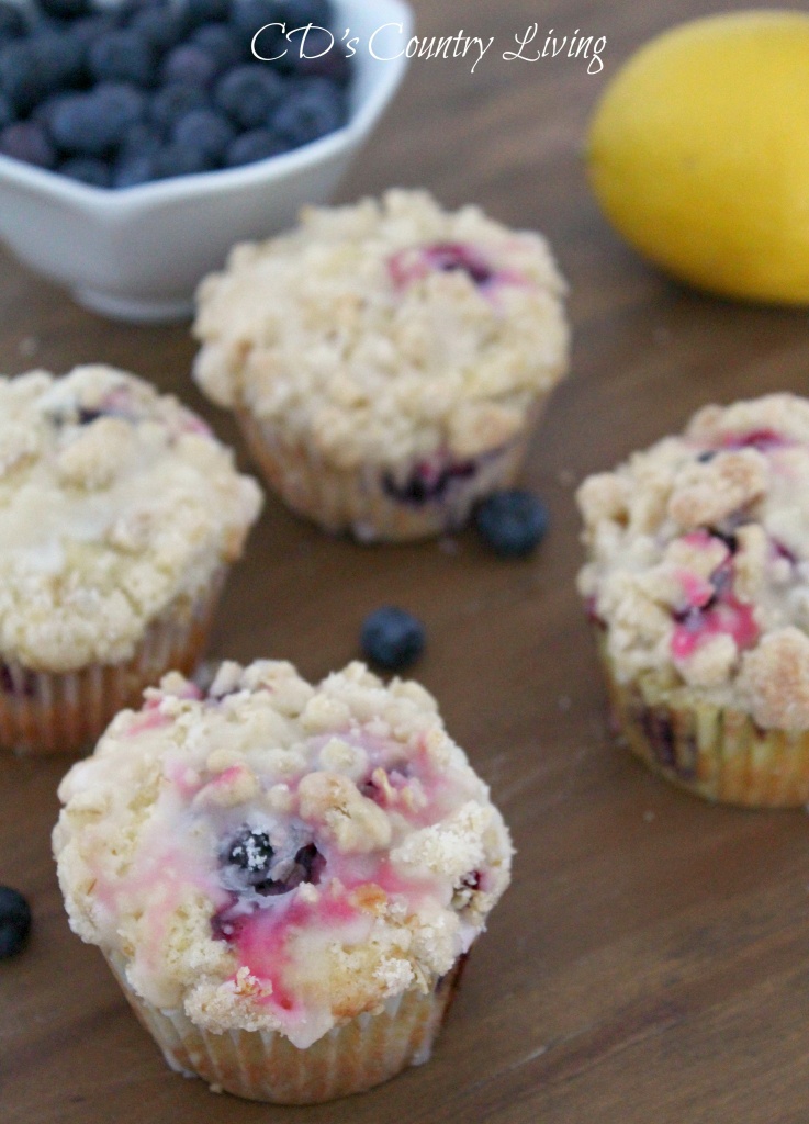 Blueberry Streusel Lemon Muffin