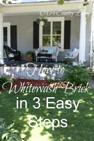 How To Whitewash Exterior Brick In 3 Easy Steps Pallet And Pantry