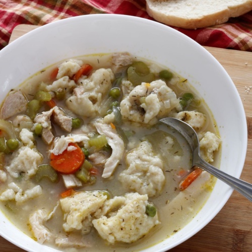 Chicken and Dumpling Soup - Pallet and Pantry
