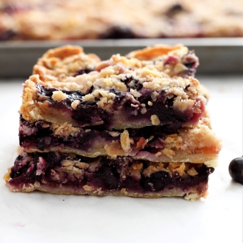 Peach & Blueberry Streusel Slab Pie - Pallet and Pantry
