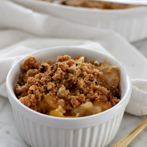 Peach and Pear Crisp - Pallet and Pantry