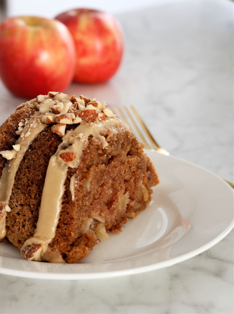 Apple Cake with Brown Sugar Glaze - Pallet and Pantry