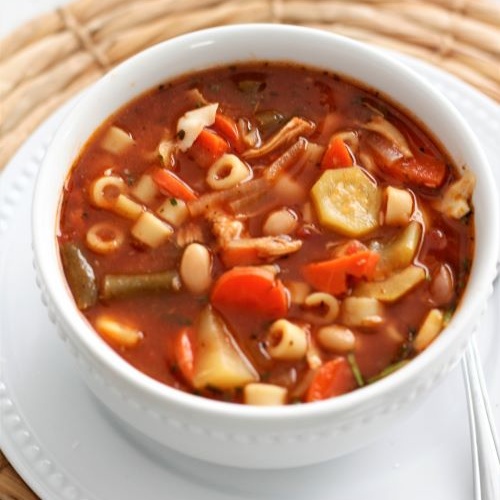 Chicken Minestrone Soup - Pallet and Pantry