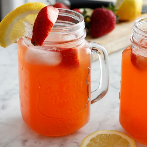 Spiked Strawberry Lemonade - The Slow Roasted Italian