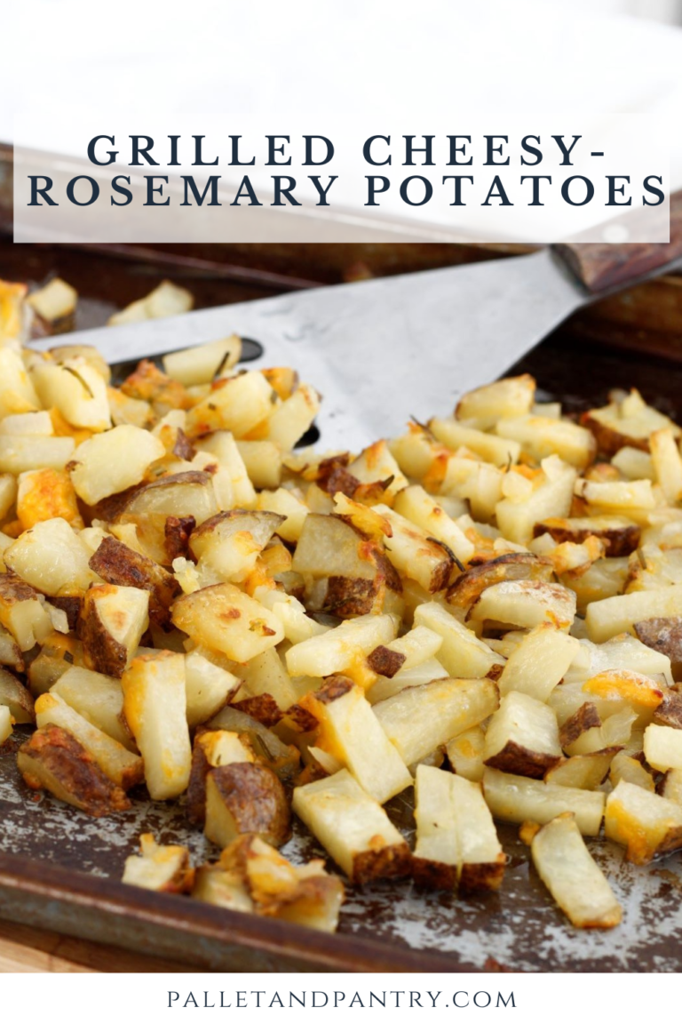 Grilled Cheesy-Rosemary Potatoes!