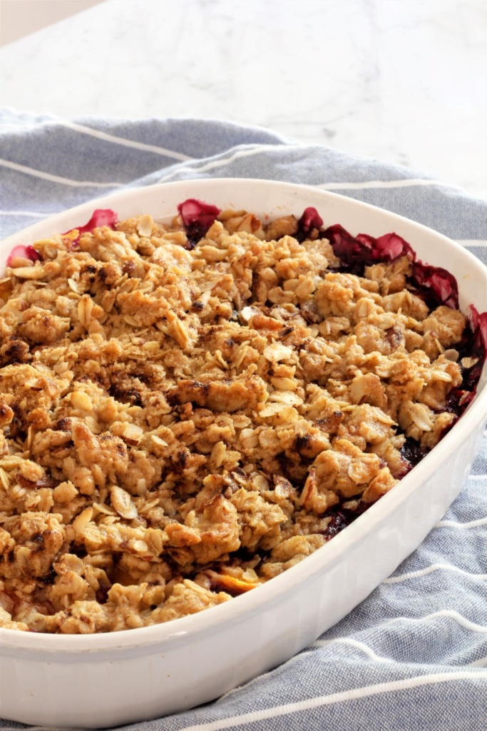 Peach & Blueberry Crisp - Pallet and Pantry