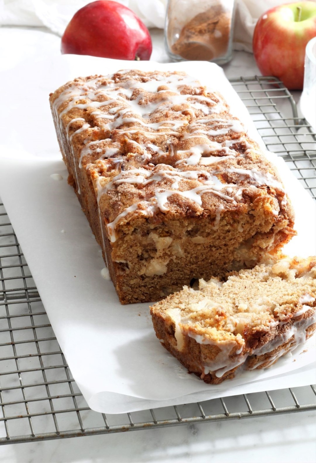 Apple Fritter Bread - Pallet and Pantry