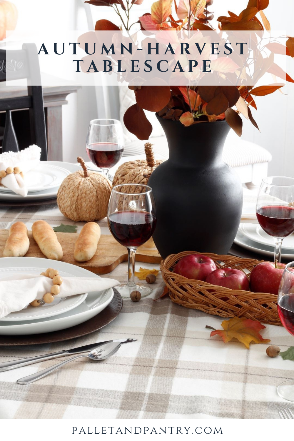 A Simple Autumn-Harvest Tablescape - Pallet and Pantry