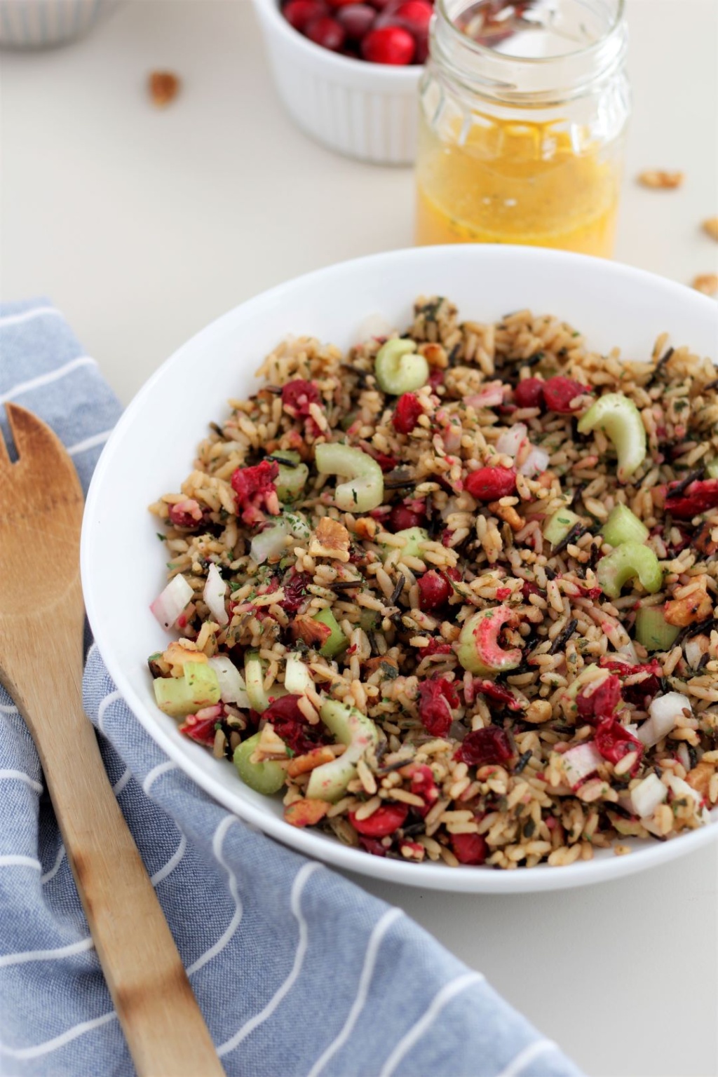 Cranberry-Apple Wild Rice Salad - Pallet and Pantry