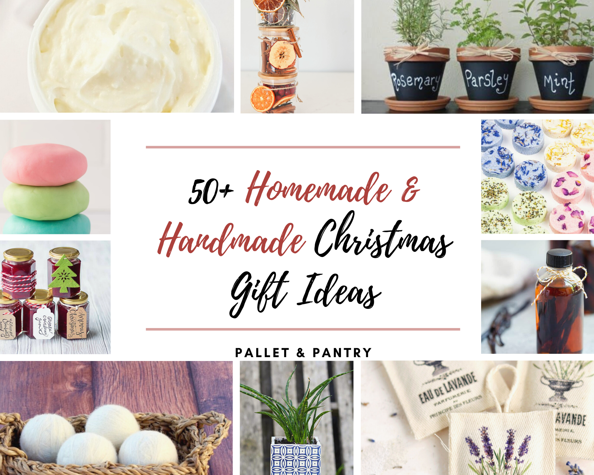 50 Homemade Christmas Gifts - Texas Crafty Kitchen