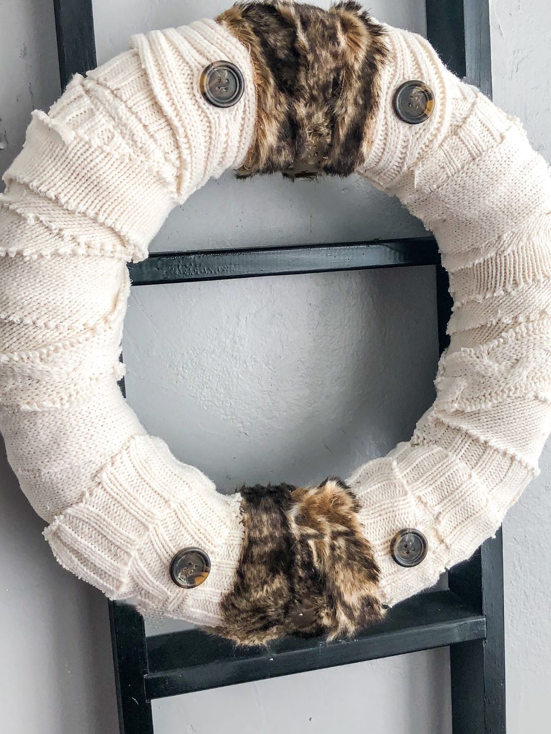 Cozy Fleece Wreath