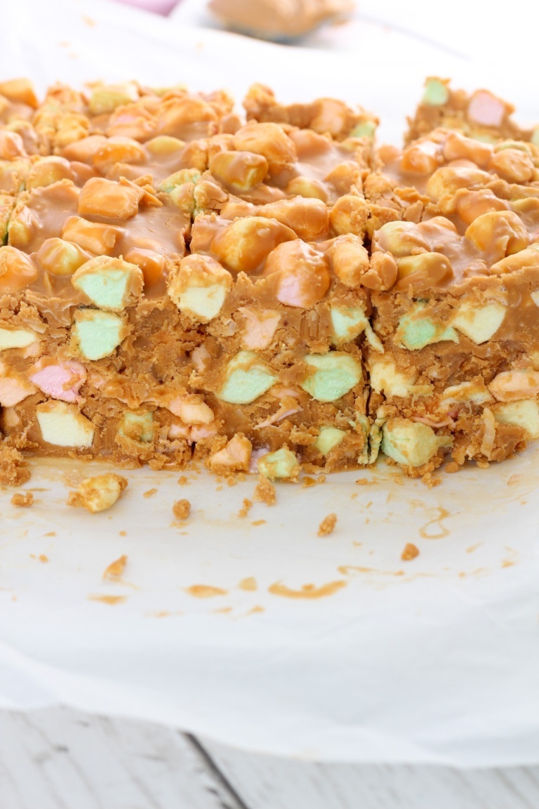 No Bake Butterscotch Bars - Pallet and Pantry