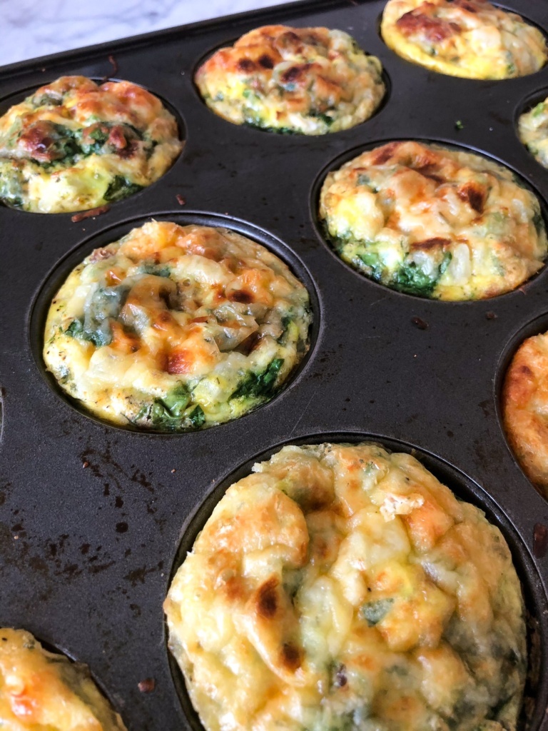 Cheesy Bacon Egg Muffins - Pallet and Pantry