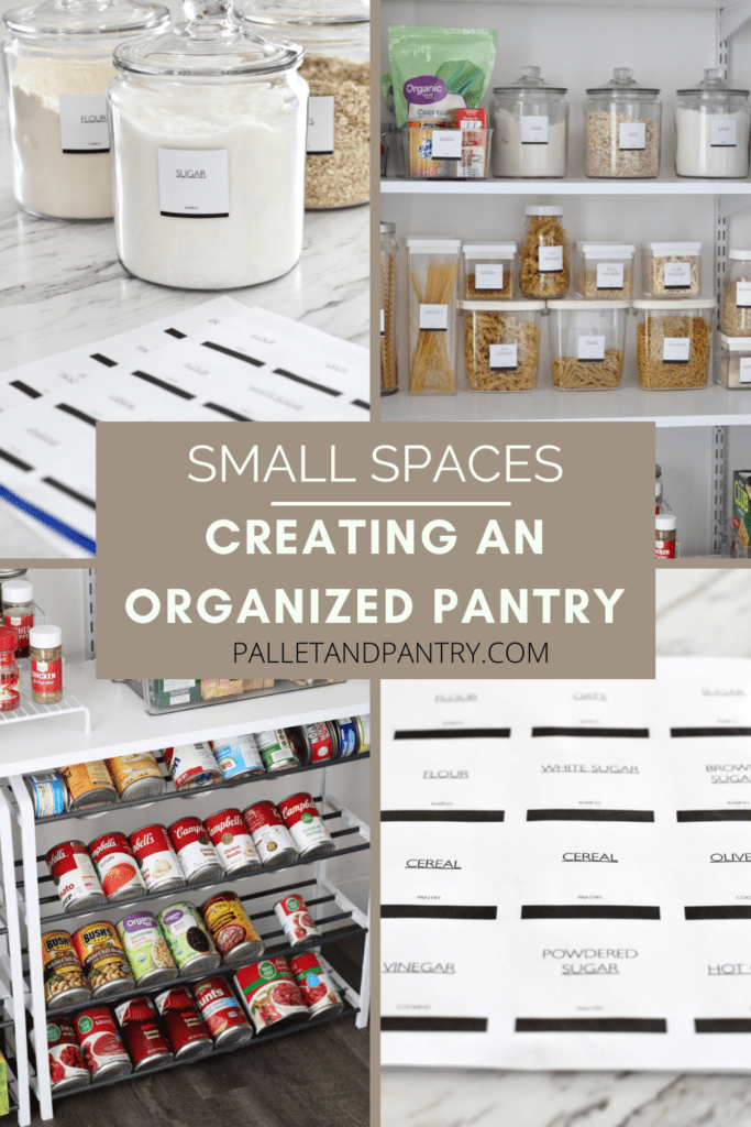 Small Spaces-Creating an Organized Pantry - Pallet and Pantry